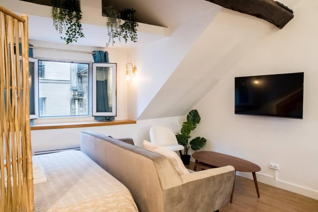 Spacious Studio In Paris Hyper Center - Smart Tv & Wifi - 4P エクステリア 写真