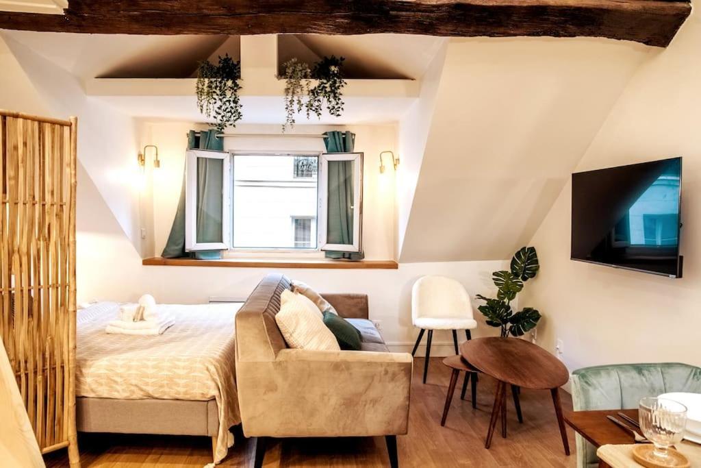 Spacious Studio In Paris Hyper Center - Smart Tv & Wifi - 4P エクステリア 写真
